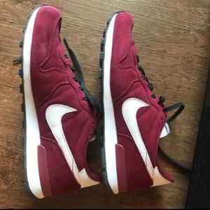 Burgundy Nike Customs